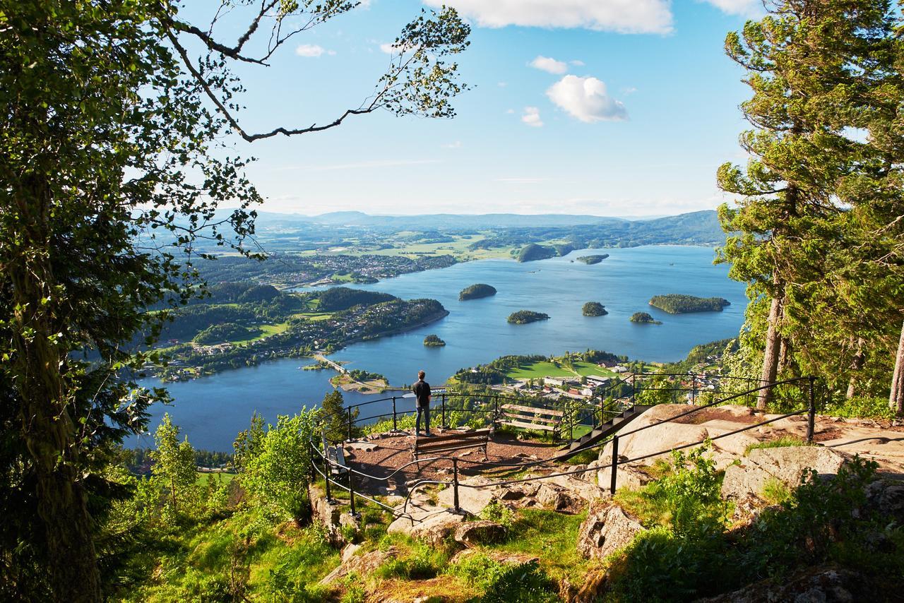 Kleivstua Hotel Near Krokskogen Sundvollen المظهر الخارجي الصورة